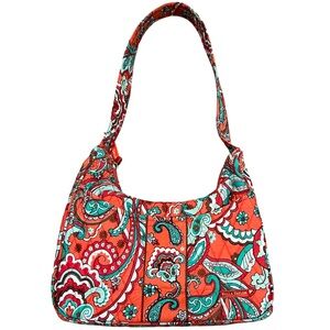 Bella Taylor Quilted Colorful Paisley Blakely Shoulder Bag